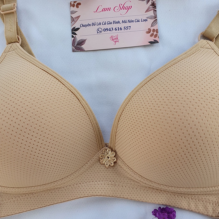 [2827] Áo Lót Thái Lan - Trơn, Mỏng, Không Gọng, Không Đệm - Có Lỗ Thông Khí Thoáng Mát.