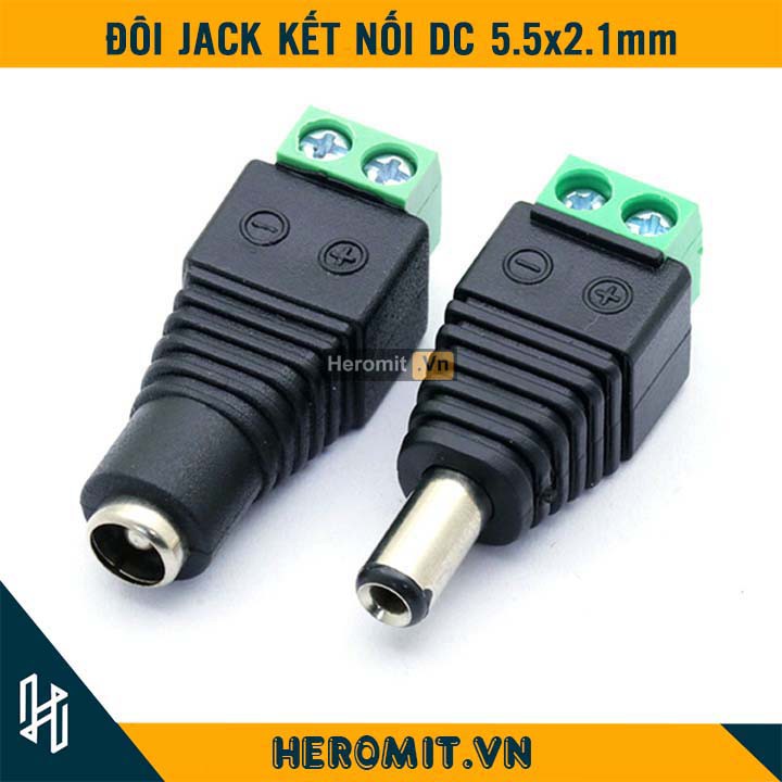 Đôi Jack Đực Cái 5.5x2.1mm