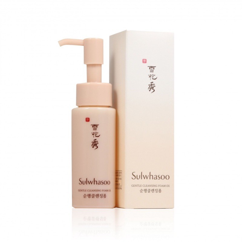 Sữa rửa mặt dịu nhẹ làm sạch bụi bẩn và tế bào chết Sulwhasoo Gentle Cleansing Foam 50ml