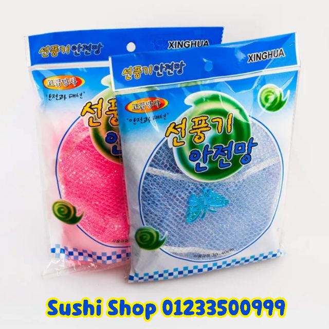 Lưới bọc quạt  - Lưới an toàn cho bé