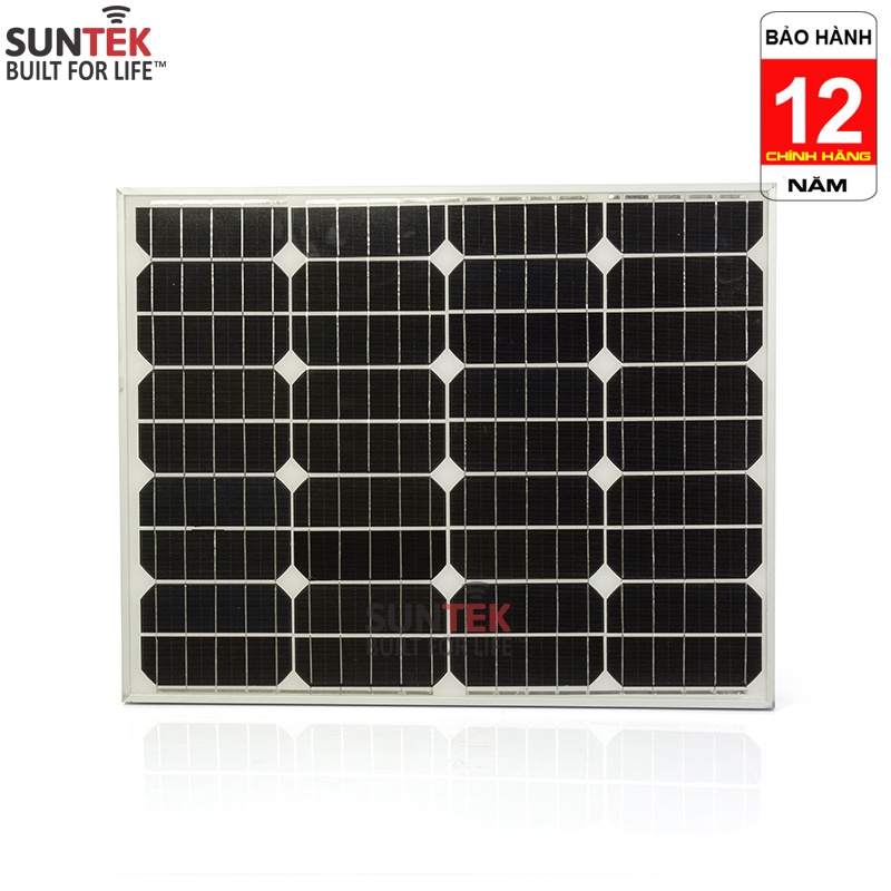 Tấm Pin Năng Lượng Mặt Trời SUNTEK SF32M-100W - Hàng Chính Hãng - Bảo hành 12 năm - Tuổi thọ 30 đến 50 năm