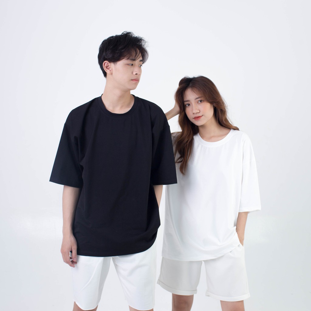 Áo thun tay lỡ JACK LANE, áo phông trơn Unisex Jack Lane nam nữ dáng xuông | BigBuy360 - bigbuy360.vn