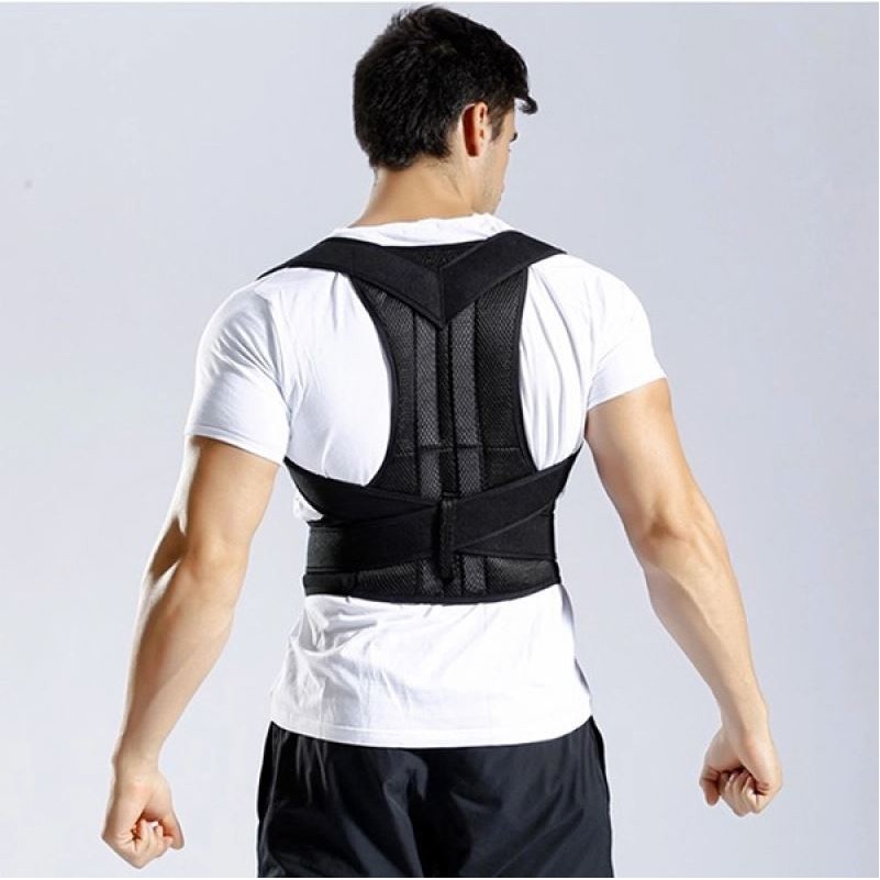 Đai Chống Gù Lưng Chỉnh Tư Thế Có Thanh Nẹp - Cải Thiện Cột Sống Chống Cong Vẹo - TR19
