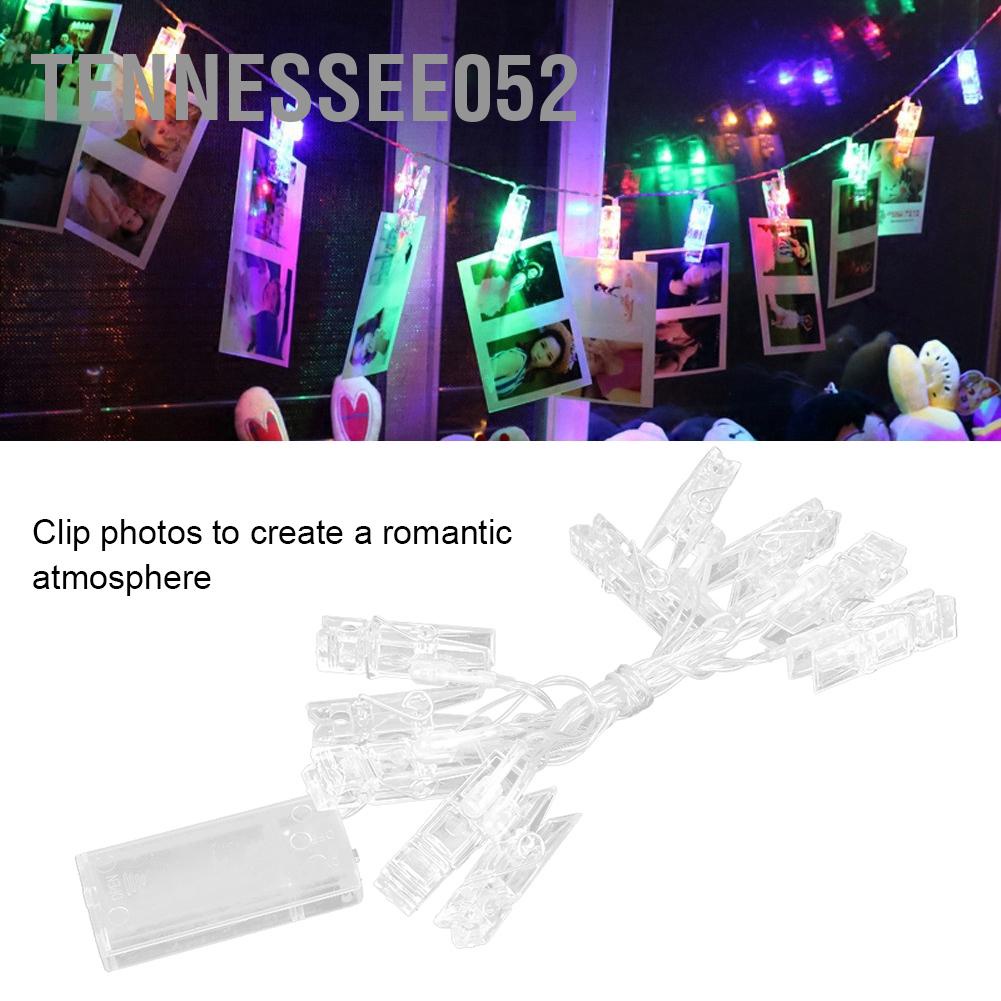 Tennessee052 Photo Clip LED Lamp Ornaments String Lights Party Festival Hanging Decoration Light