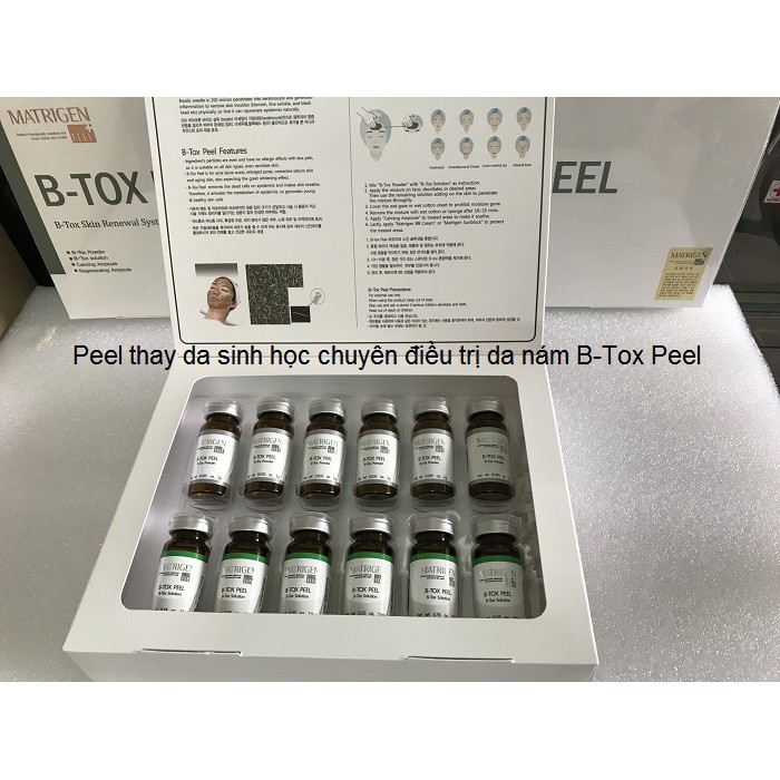 [CHÍNH HÃNG] Thay da sinh học Hàn Quốc Vi Tảo B-Tox BTOX PEEL MATRIGEN | BigBuy360 - bigbuy360.vn