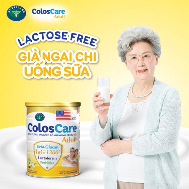 Sữa non Nutricare ColosCare Adult 800g (Dành cho trẻ trên 10 tuổi)