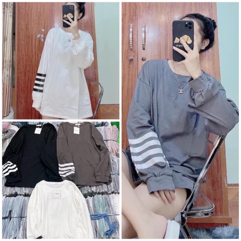 [Xả Kho 08]Áo Thun Keep Tay Dài Unisex❤Sweater Phông Dáng Suông Basic Kiểu Dáng Ulzzang Nam Nữ