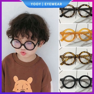 Mắt Kính Gọng Tròn Họa Tiết Hoạt Hình Dễ Thương Cho Bé