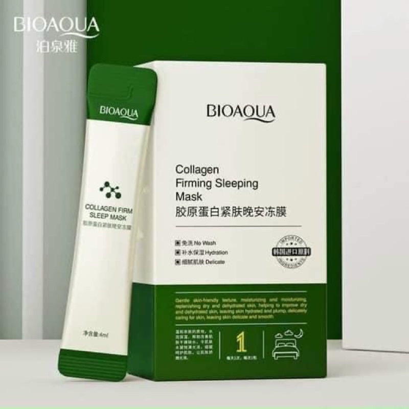 1 hộp 20 gói mặt nạ ngủ dạng thạch collagen