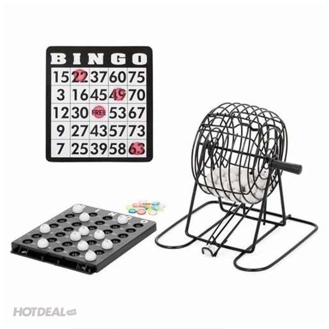 Đồ chơi bingo lôtô lòng sắt