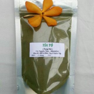 Bột tía tô trong làm đẹp