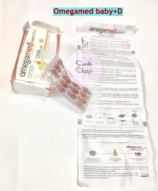 Sản phẩm Omegamed baby Dha+D cho bé