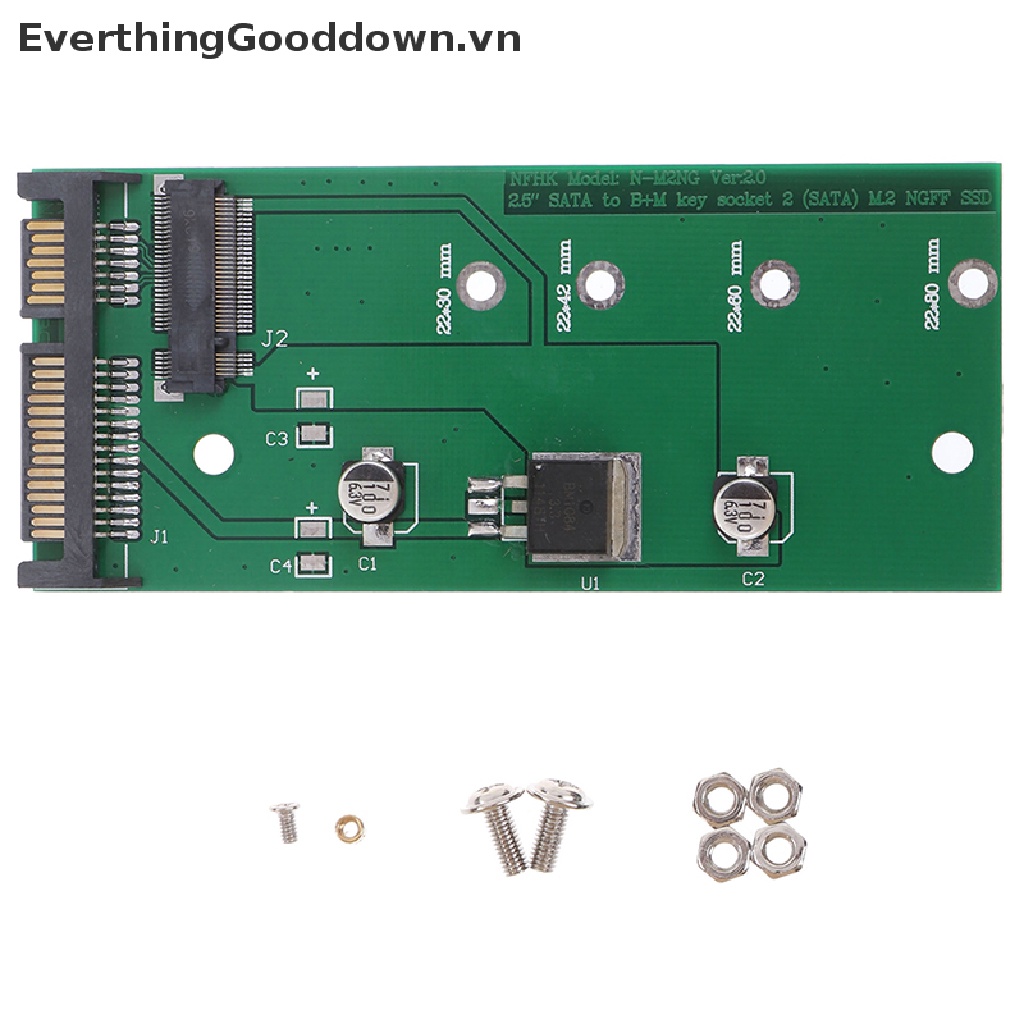Card chuyển đổi Ngff (M2) Ssd sang 2.5 Inch Sata M.2 Ngff Ssd Sata3