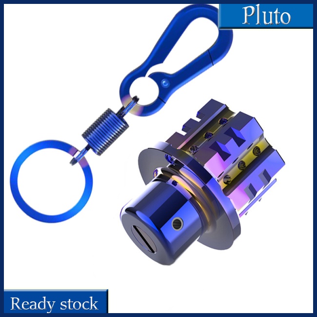 Mới Bộ Phụ Kiện Chìa Khóa + Đầu Chìa Khóa Bằng Titan Cnc