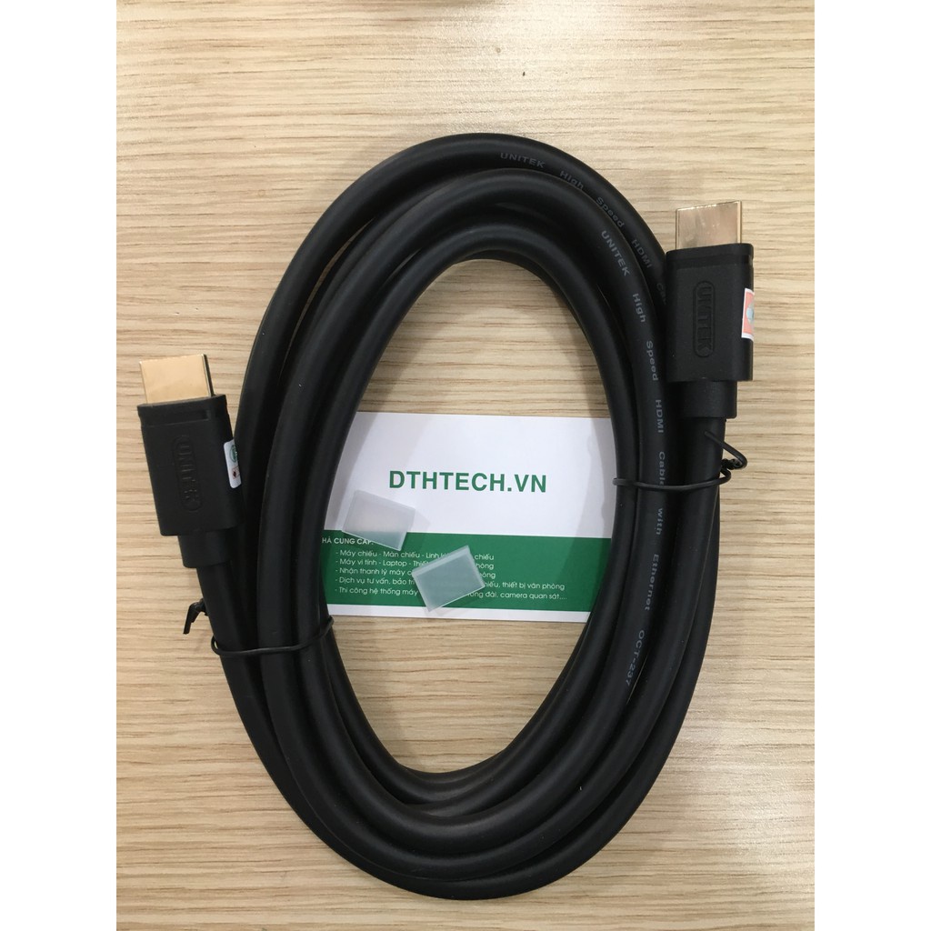 Cáp HDMI 4K Ultra HD và 3D Unitek Y-C140M dài 5m PK-03  Chính Hãng