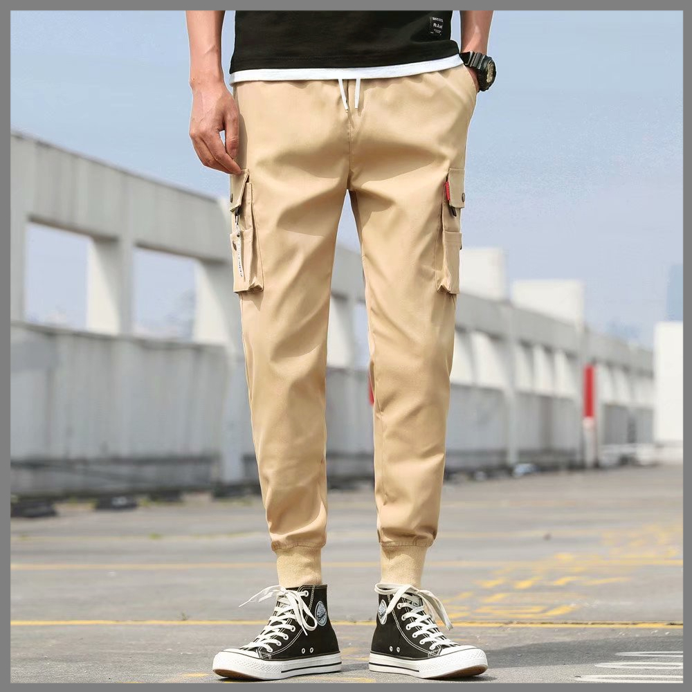 Quần jogger nam FUNS TT33.0 Quần thể thao kaki dài túi hộp jogger bó ống phong cách Hàn Quốc cho mùa xuân hè