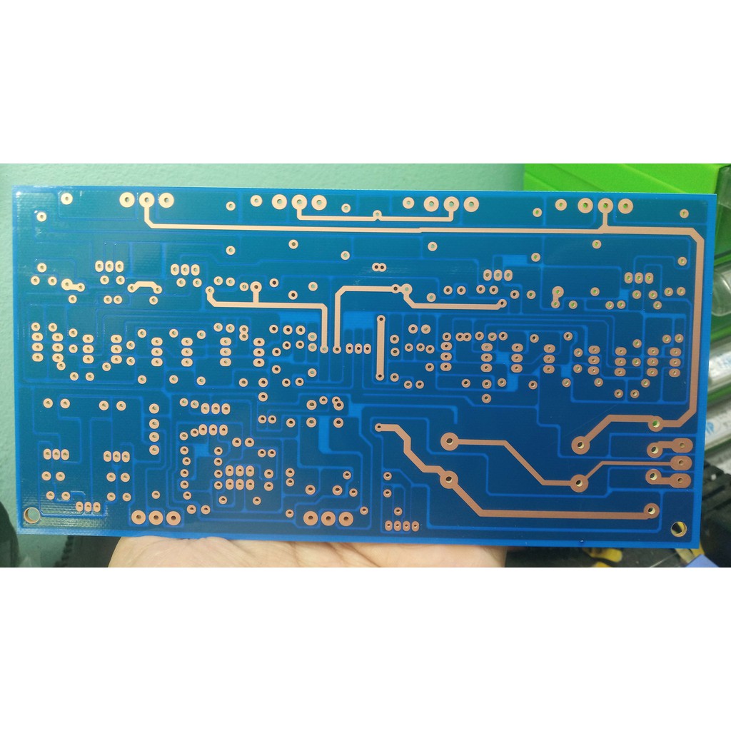 PCB Mạch Công Suất 4 Sò 2 Kênh Phíp STT Trắng - 1 Cái