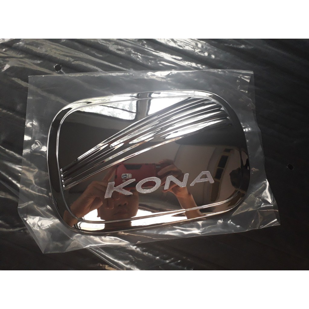 Ốp Nắp Xăng Xe Hyundai Kona 2018 2019 2020 2021