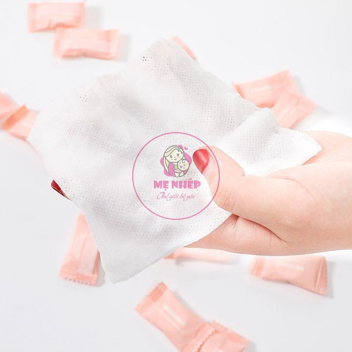 (giá sỉ) Khăn giấy mini nén dạng viên kẹo