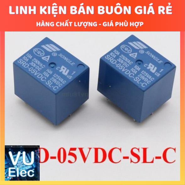 Relay Songle SRD 10A 250V 5 Chân