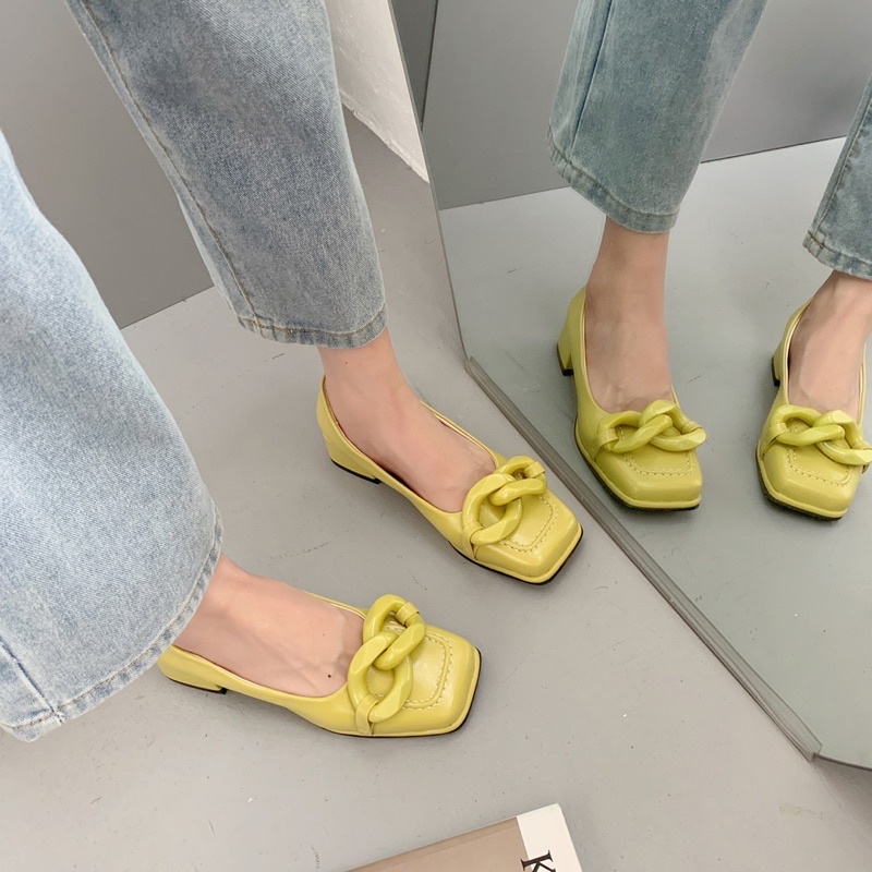 Giày kiểu nữ búp bê đế cao 3 phân Taobao cao cấp