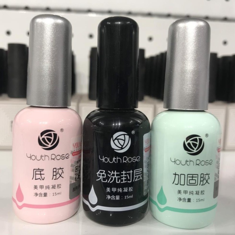 BASE, TOP, CỨNG MÓNG HOA HỒNG chai 15ml