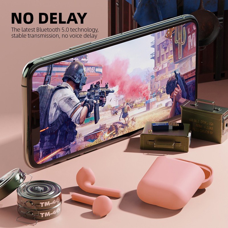 Tai Nghe Bluetooth Công Nghệ Mới Âm Thanh Sống Động Không Dây J12 Phiên Chuẩn Bản Quốc Tế J12_Mau - Vibes_shop