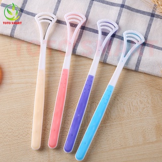 Dụng cụ cạo lưỡi vệ sinh răng miệng bằng nhựa silicon dẻo
