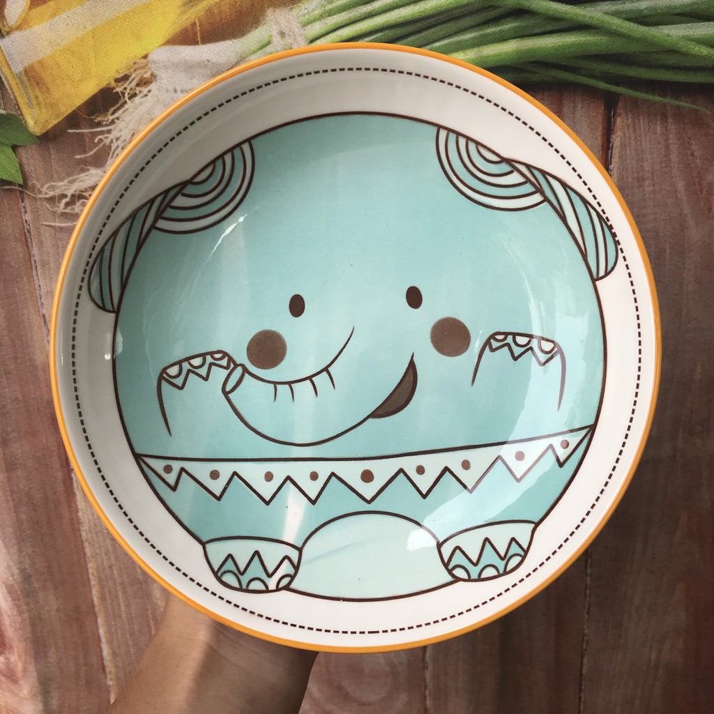 Bộ Bát Đĩa  Bát Ăn Cơm, Bộ Chén Dĩa Dễ Thương, Đĩa Sứ Decor Đẹp Cao Cấp Hoạt Hình Ngộ Nghĩnh