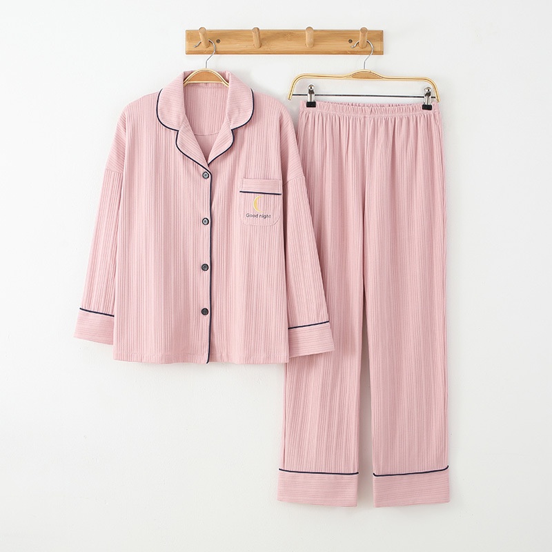 Đồ Bộ Mặc Nhà Nữ Pyjama, Bộ Mặc Ngủ Nhà Chất Liệu Cotton Len Tăm Thu Đông 2023 ( Hàng Quảng Châu Cao Cấp)