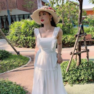 Đầm voan maxi