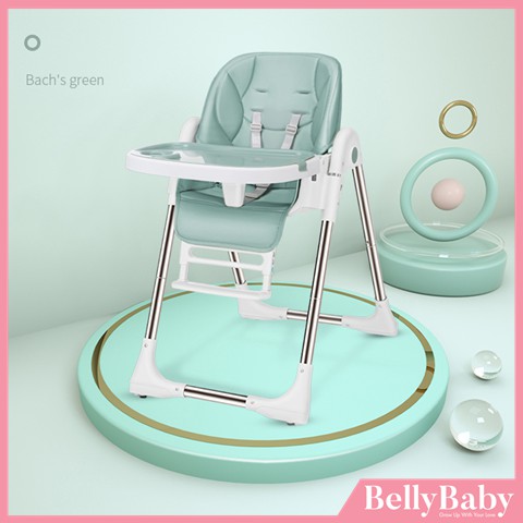 Ghế Ăn Dặm Cao Cấp Trang Bị Bánh Xe, Điều Chỉnh Tư Thế Đa Dạng BellyBaby Lux01