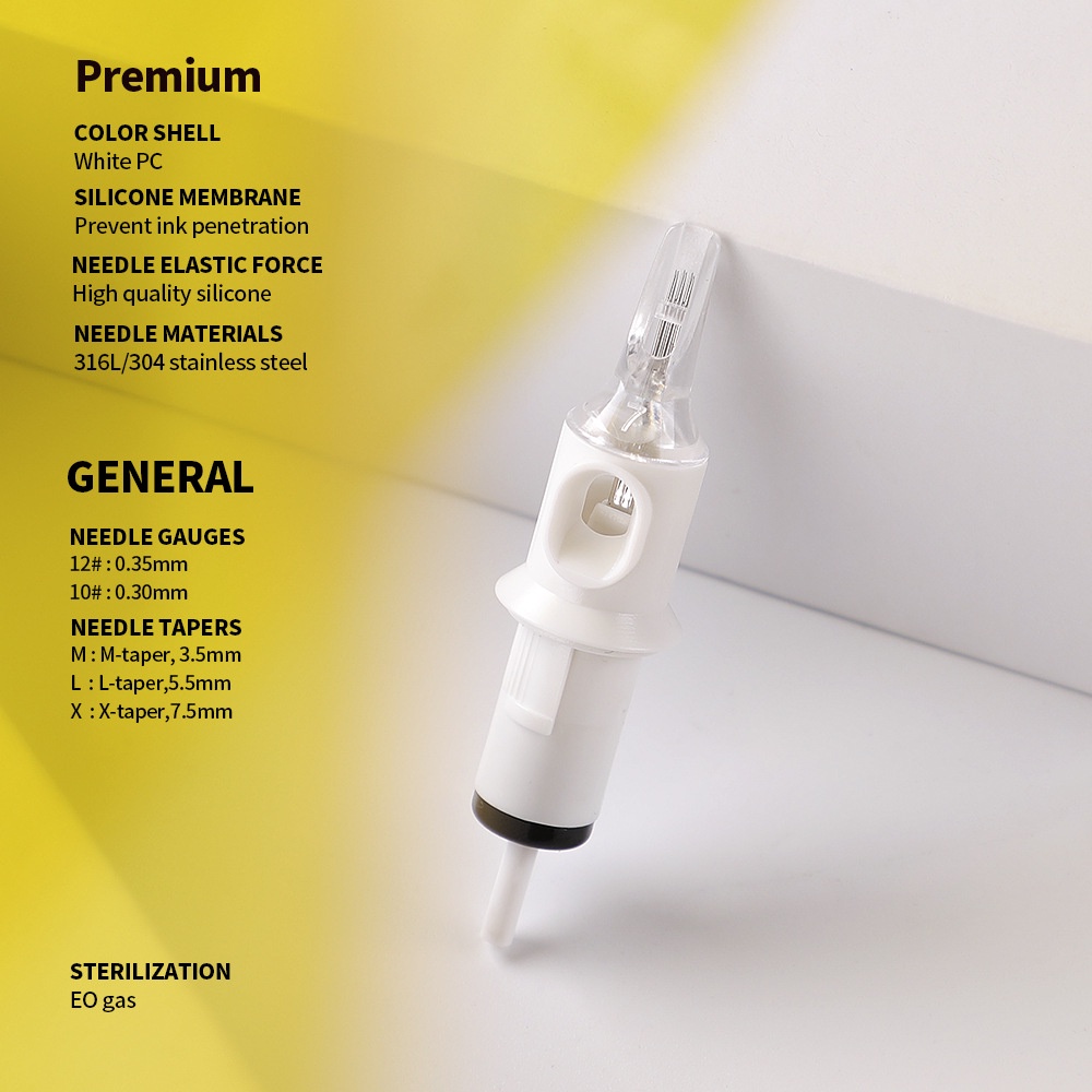 Hộp 5 Hộp Mực Xăm Hình Chuyên Dụng #Hộp Mối Linh Hoạt Mềm Cao Cấp 10=0.30mm