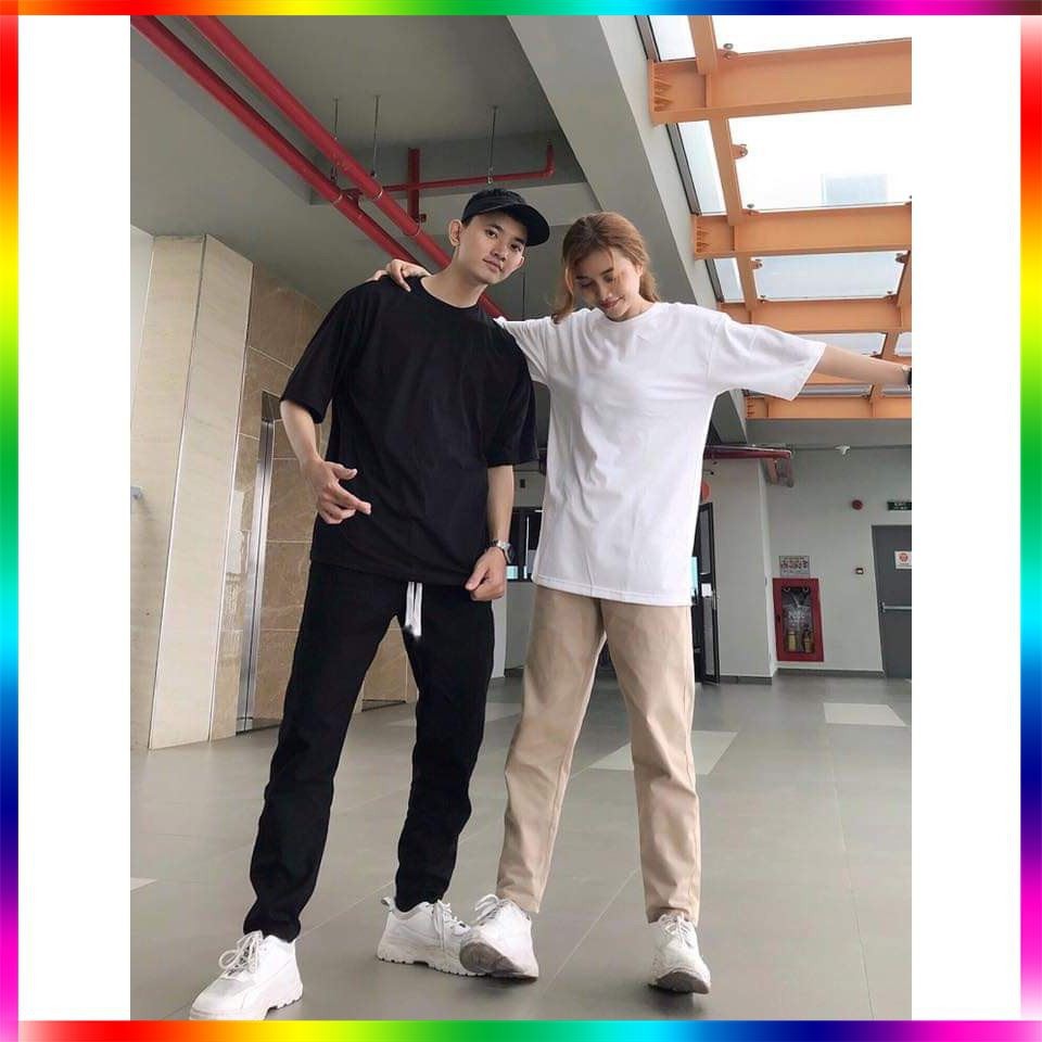 áo thun tay lỡ nam &amp; nữ FOME RỘNG có chọn size, chất thun xịn DT0N14