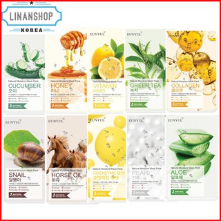 [Hàng mới về] Mặt nạ EUNYUL Hàn Quốc thành phần từ tự nhiên 10 loại khác nhau 22ml