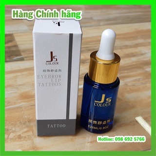 Dung dịch tan bầm chống sưng khóa màu phun xăm js