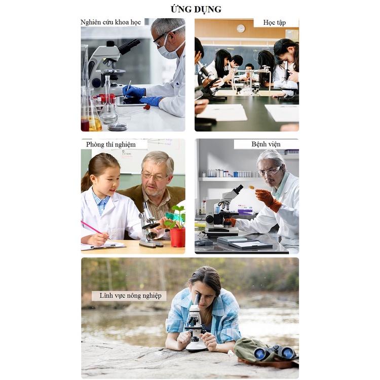 Kính hiển vi sinh học 1600X UX001