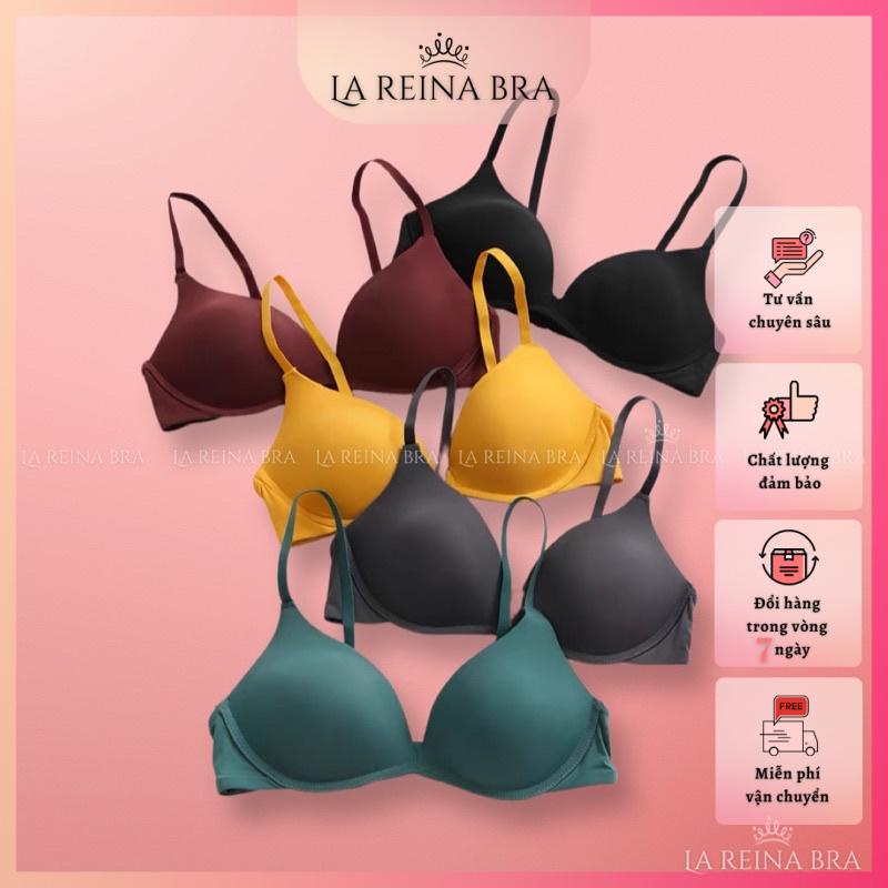 Áo lót nữ ⭐️ Áo su Nhật đệm mỏng gọng giả nâng ngực, mềm mại, nhẹ thoáng La Reina (LRAL036)