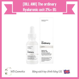 [BILL ANH] Serum HA + B5 Tinh chất The Ordinary Hyaluronic Acid 2% + B5 30mL