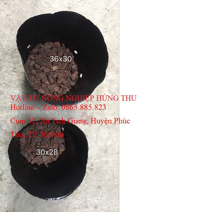 Bịch bầu ươm cây 1kg ( #caycanh, #vattu, #khayuom, #bau)