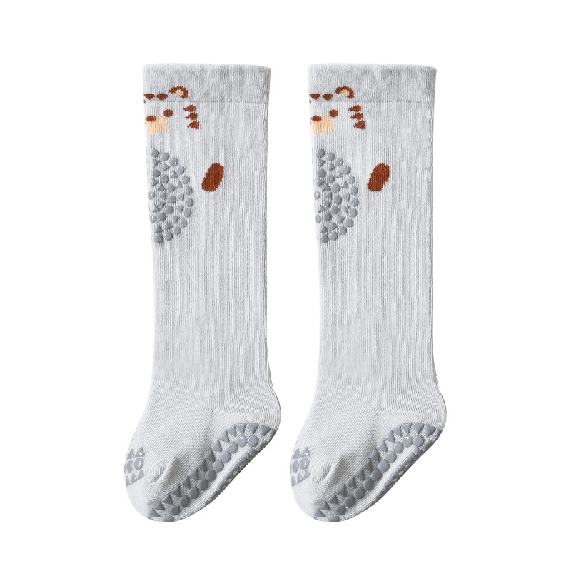 Đôi Vớ Giữ Ấm Mùa Thu Đông Cao Đến Đầu Gối Chống Trượt Bằng Vải Cotton Mềm Hình Thú Hoạt Hình Bảo Vệ Đầu Gối