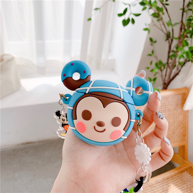 Bao airpod  vỏ airpod Mickey kèm quai xách