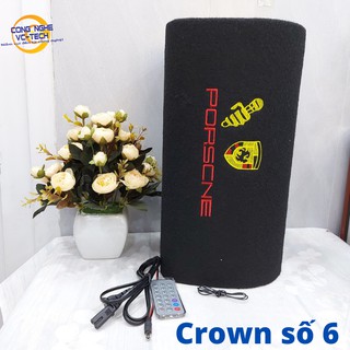 LOA ỐNG CROWN CỠ SỐ 6/5/4-BẢO HÀNH 6 THÁNG ĐỔI MỚI-KÈM ĐỦ PHỤ KIỆN-SIÊU BỀN,SIÊU RẺ...-DÙNG TRÊN Ô TÔ, XE MÁY,HỘI CHỢ