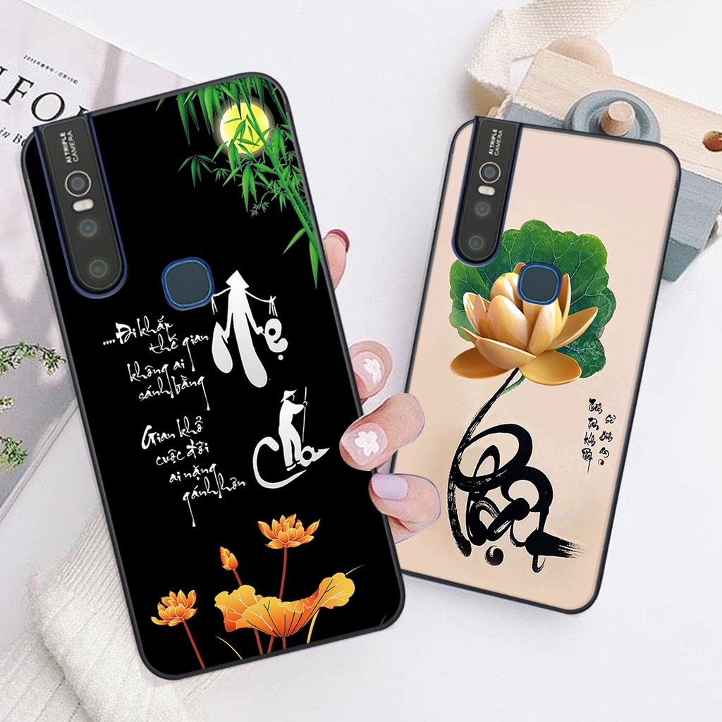 Ốp lưng Vivo V15 / V15 PRO in hình chữ tài chữ lộc, Cha Mẹ, bình an SIÊU ĐẸP