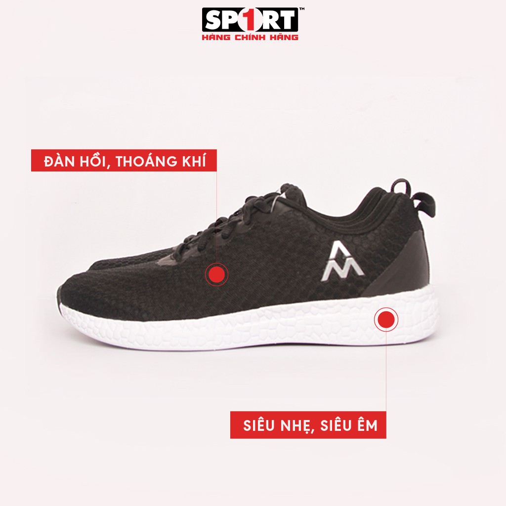 Giày Chạy Bộ Thể Thao Nam AM 800- Thoáng Khí, Chống Trơn Trượt Sport1