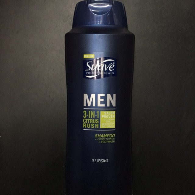 Sữa Tắm Gội Xả Nam Suave Men 3 in 1 (828ml)