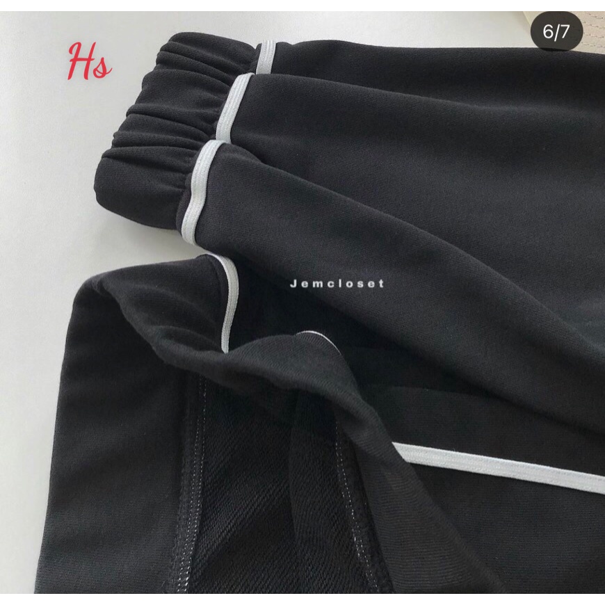 Áo Khoác Hoodie Zipper Kẻ Viền Túi Nữ, Áo nỉ dài tay form rộng dáng suông, thiết kế chạy viền - Mã 462 -TVM STORE | BigBuy360 - bigbuy360.vn