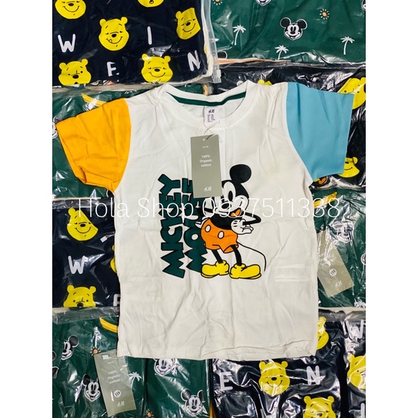 Set 4 áo thun cotton cho bé trai -TH123