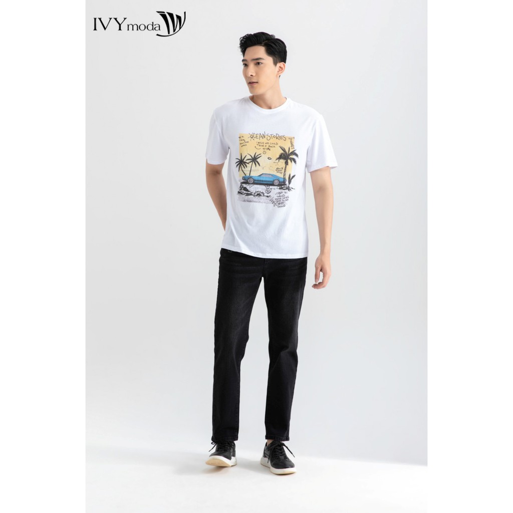 Quần jean nam màu đen IVY moda MS 25E2610