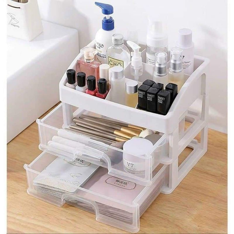 Kệ đựng mỹ phẩm 3 tầng